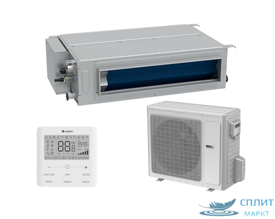 Канальная сплит-система Gree U-Match Inverter R32 RU - GUD160PHS1/B-S(380)