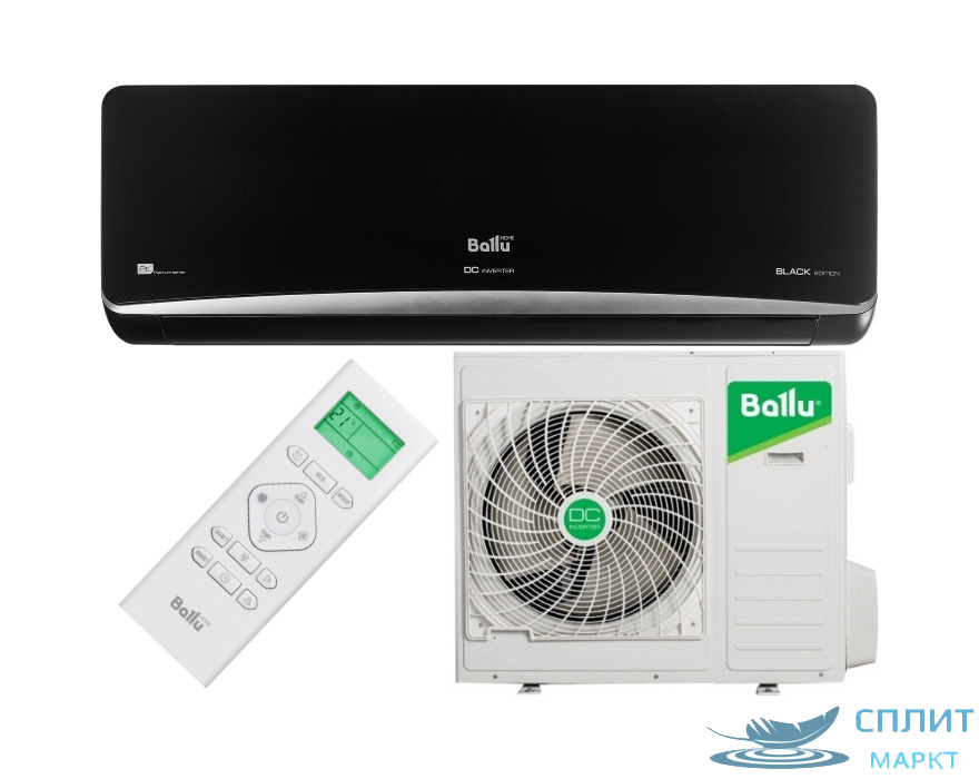 Сплит система Ballu Platinum Black DC Inverter BSPI-10HN1/BL/EU
